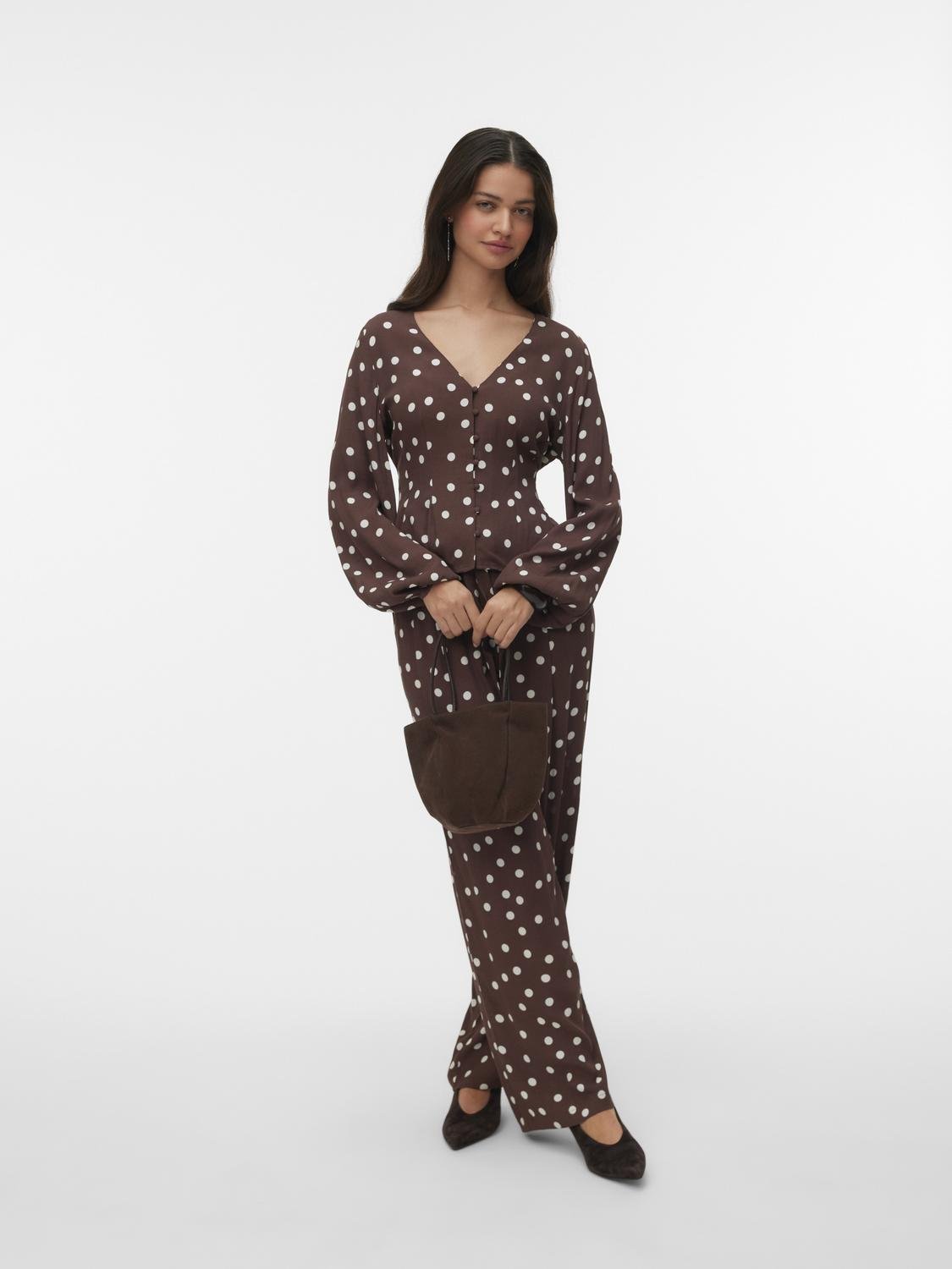 VMELISA Top - Chocolate Martini - VERO MODA & VILA Bergvik